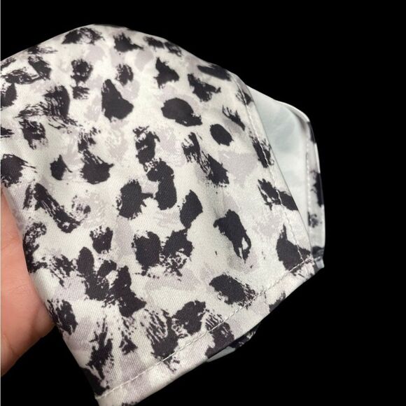 C/MEO Collective Black and Cream Asymmetrical Long Sleeve Dress Small - Picture 7 of 9